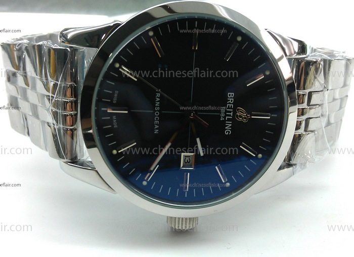 Breitling Transocean Replica Stainless Steel Watch